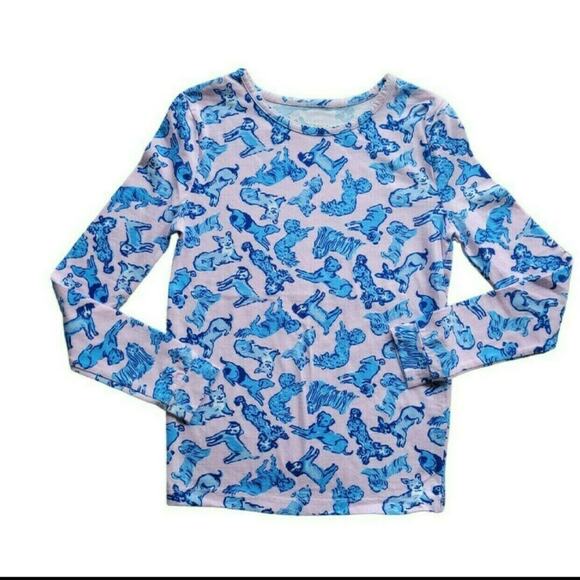 Lilly Pulitzer Sammy Ruff Night Pajama Top - Picture 1 of 5